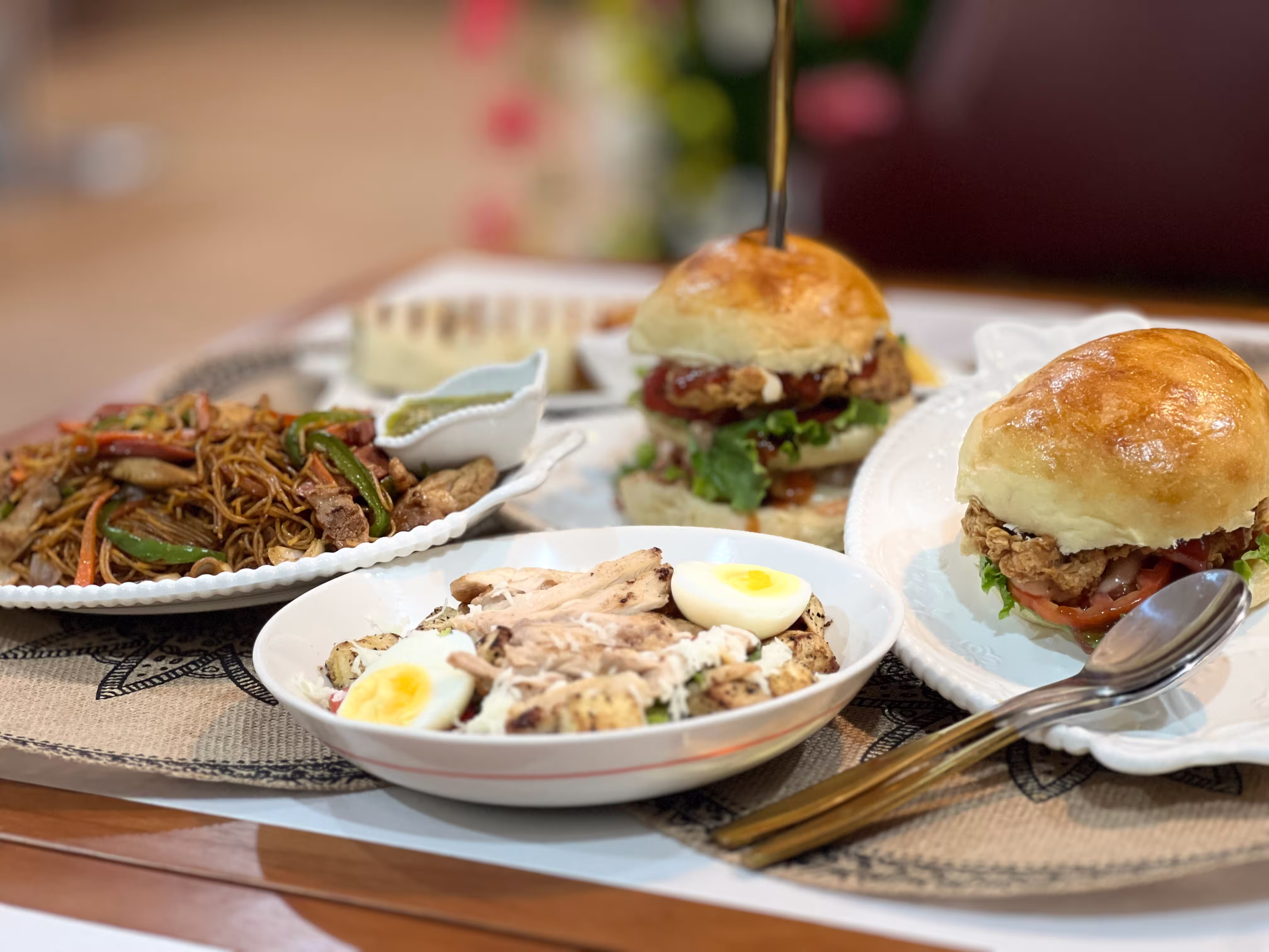 Full course meal at Jemima Grace Hotel restaurant